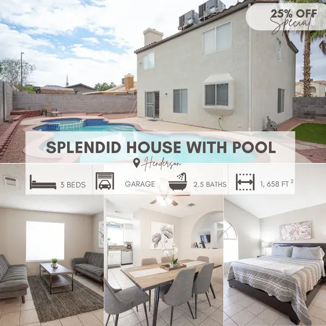 25% Off Special -Splendid House W/ Pool - Image 1