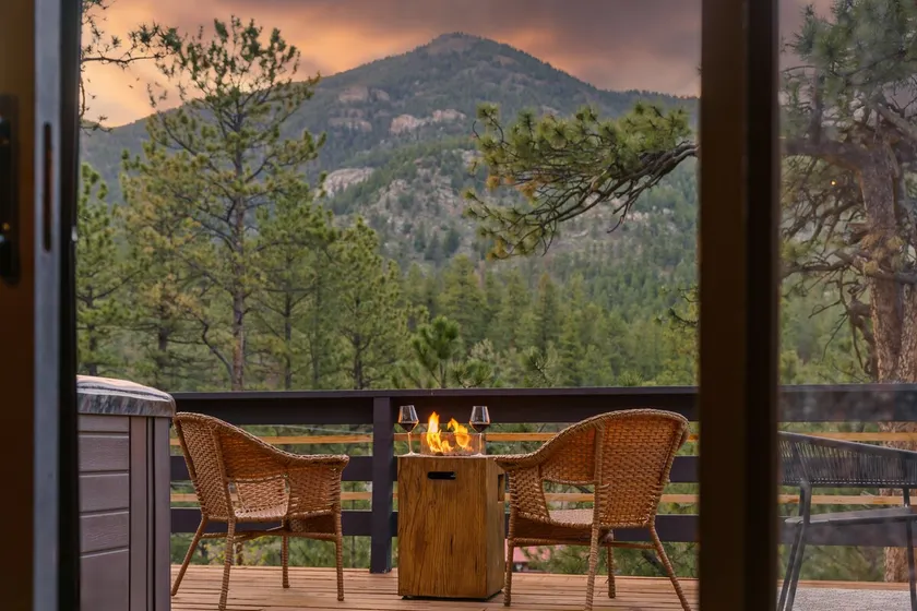 Elegant A-Frame w/ Hot Tub Views! Close to town! - Image 1