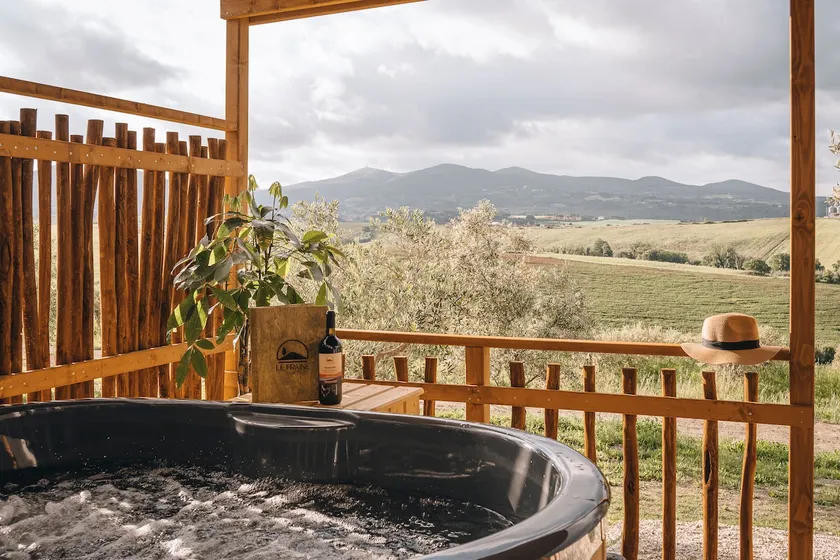 Artemisia Dreamscape with Wooden Hot Tub - Image 1