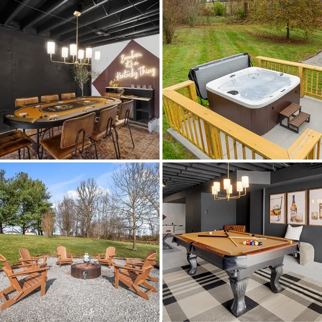 Bourbon Basecamp: 1.5 Acres, Game + Movie Room 3BR - Image 1