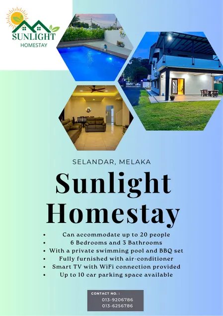 Sunlight Homestay Selandar Melaka - Image 1