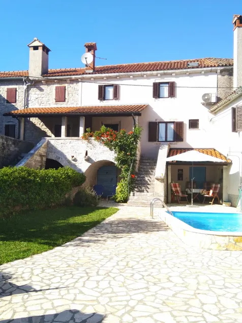Pozza,traditional istrian stone house with pool - Image 1