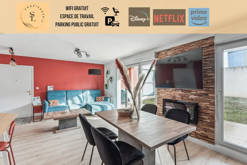 Comfort and tranquility near Lyon and Groupama Stadium, 4 personnes - Image 1
