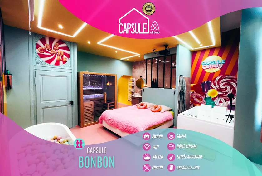 Capsule Bonbon - Balneo - Sauna - Billard - Nintendo Switch - Image 1