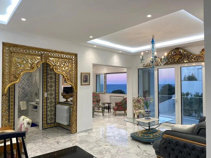 Luxurious Sea View with Private Beach in Gammarth, Marsa - Image 1