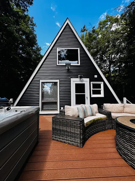 Cozy & Modern A-Frame in the woods w/HOT TUB - Image 1