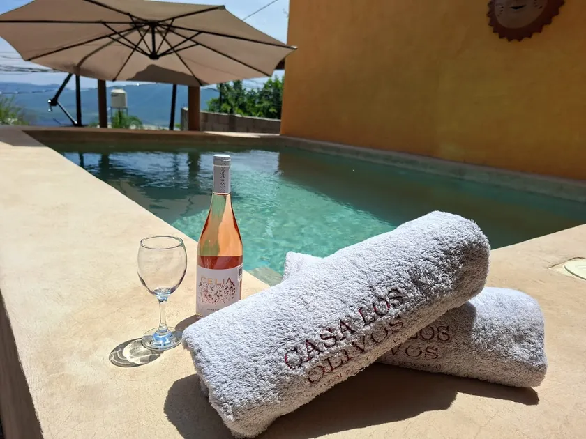 Cabin and private pool with panoramic view - Image 1