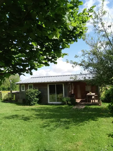 Cabin and its Finnish sauna with goats - Image 1