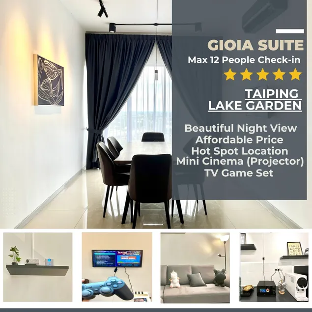 Max 12 Guest • Gioia Suite • Taiping Town - Image 1