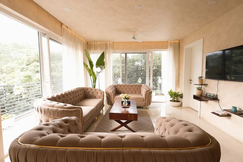 Sombre · Japandi 3BHK by Vyagram - Image 1