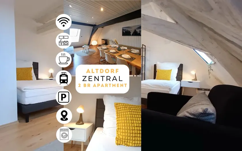 Altdorf central • City near NBG • Top location, 3 rooms - Image 1