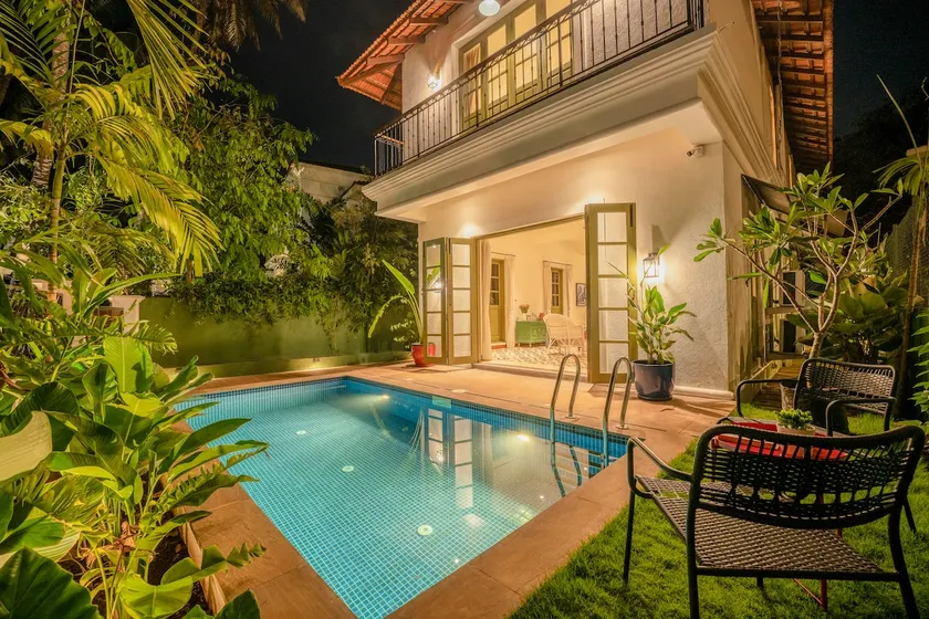 Staymaster Tipsy Turtle - 2BR Pvt Pool - Vagator - Image 1