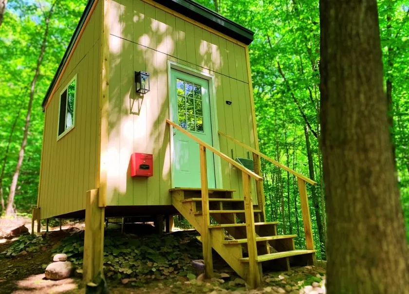 Primitive Off-Grid Cabin • Wood Stove Glamping - Image 1
