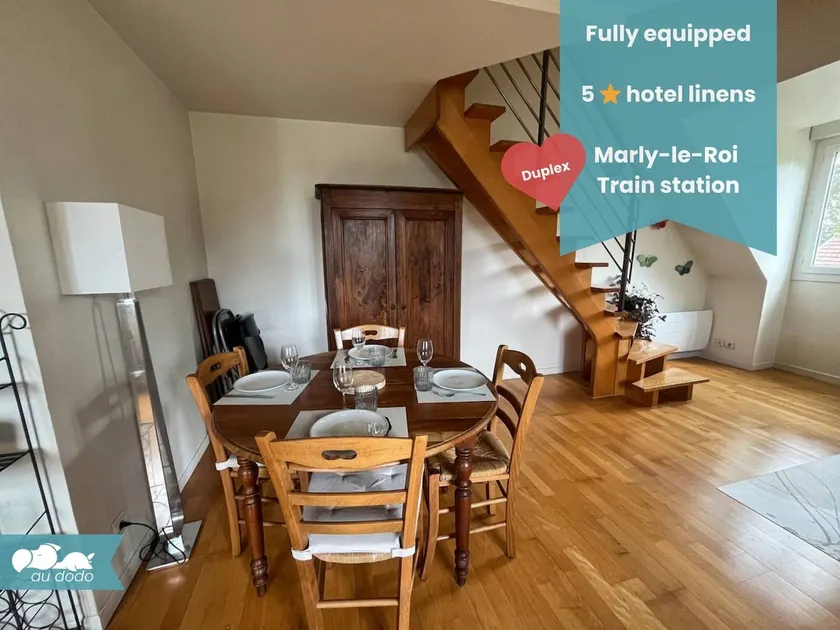 Beautiful fully-equipped 2 bedroom - 2 min Marly-le-Roi station - Image 1