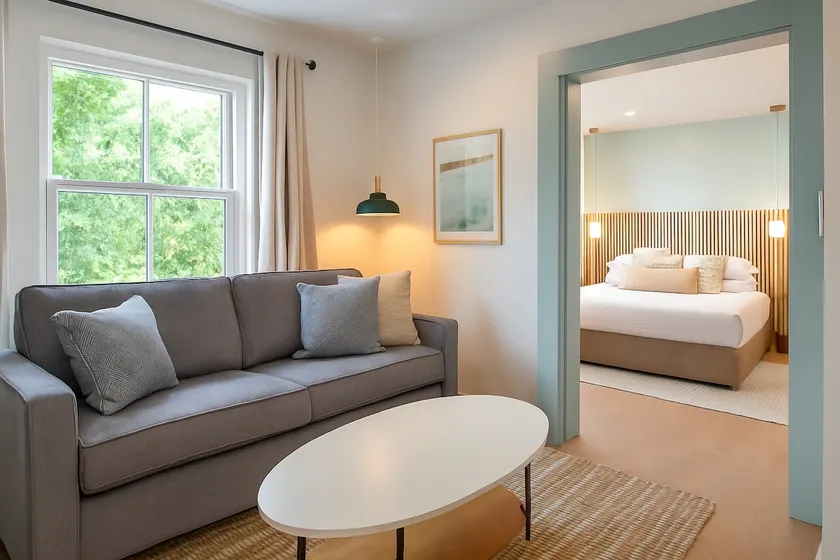 King Suite + Private Sofabed Room, Free Beach Gear - Image 1