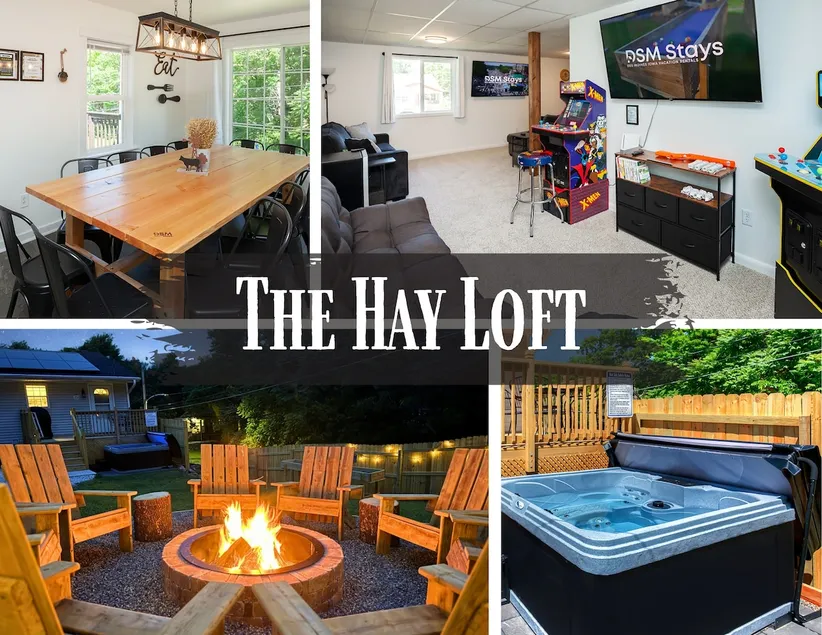 The Hay Loft: Hot Tub • Game Room • Fire Pit • BBQ - Image 1