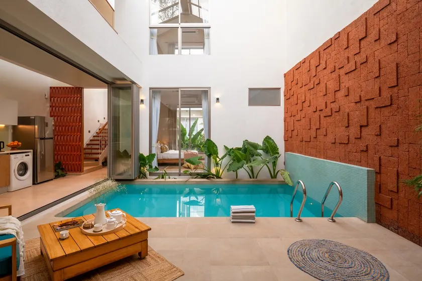 TBK villaR4 Pvt Pool Vagator 5 mins to Beach - Image 1
