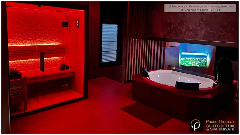 Wellness suite: private Jacuzzi, sauna & hammam - Image 1