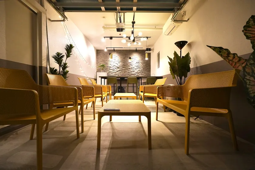 ⑰ Yomitan Village Resort | Max 12 Guests | Spacious Private Entire Building | Stylish Garage Bar on 1st Floor - Image 1