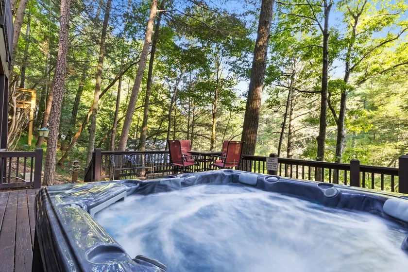 Riverfront Cabin | Hot Tub • Fire Pit • Fishing - Image 1