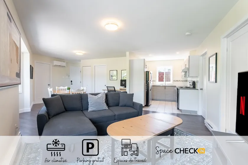 Luminous Haven 2BR: AC & Free Parking - Image 1