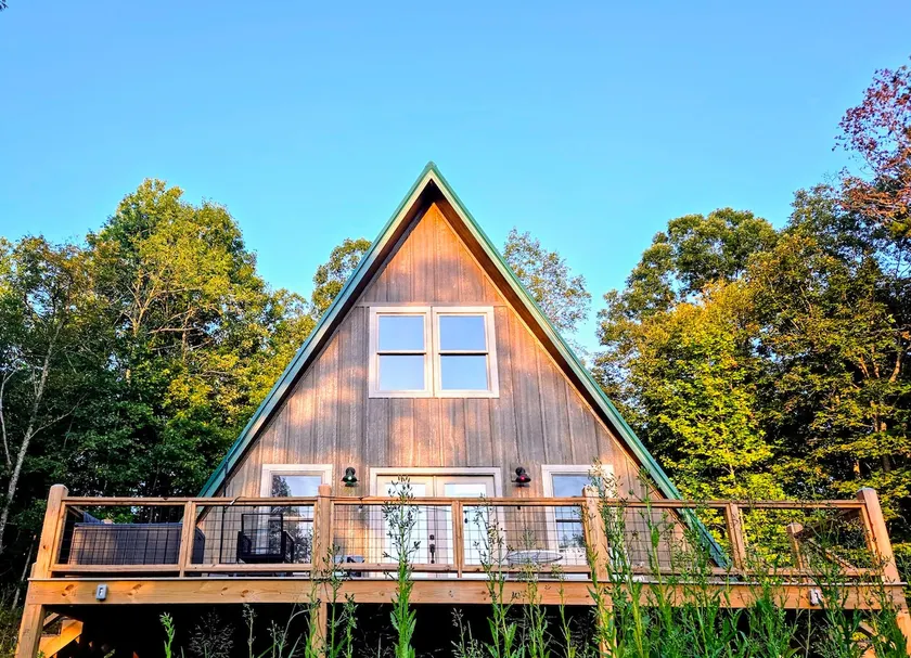 New, Modern A-Frame Away From it All - Image 1