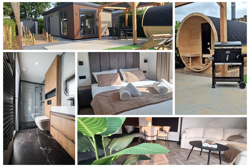'Relax Lodge Sea' - Wellness lodge in Zeeland - Private Sauna - Airco - Garden - Outdoor Swimming pool - Free Wifi, Towels & Bed linen - Image 1