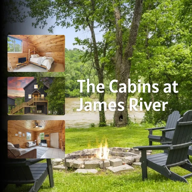 Big Riverfront Cabin (#5) on the James - Sleeps 12 - Image 1