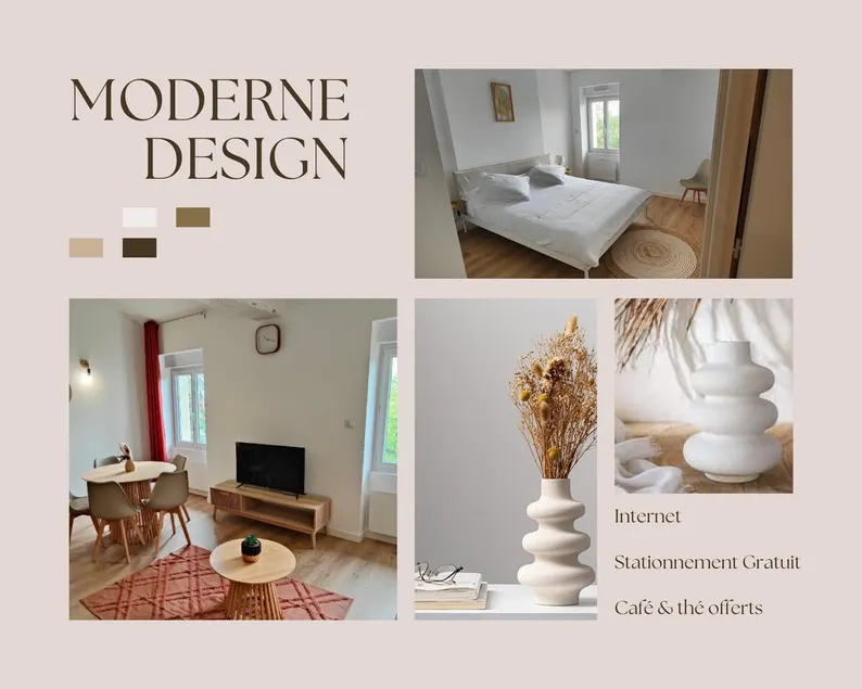 Moderne Design 4 pers, Wifi, Parking, Check-in 24 - Image 1