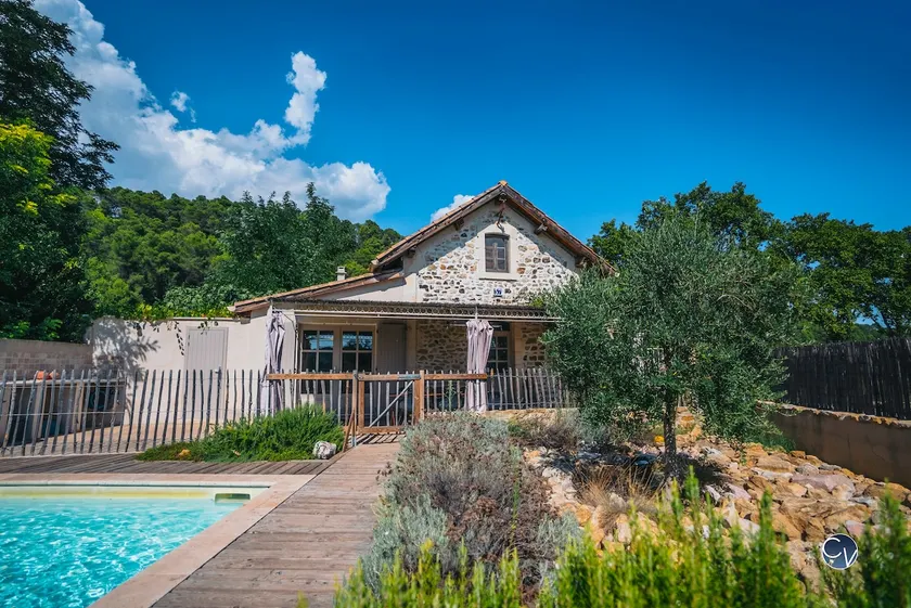 Saint Mediers: Provencalsk villa med privat pool nær UZES - Image 1