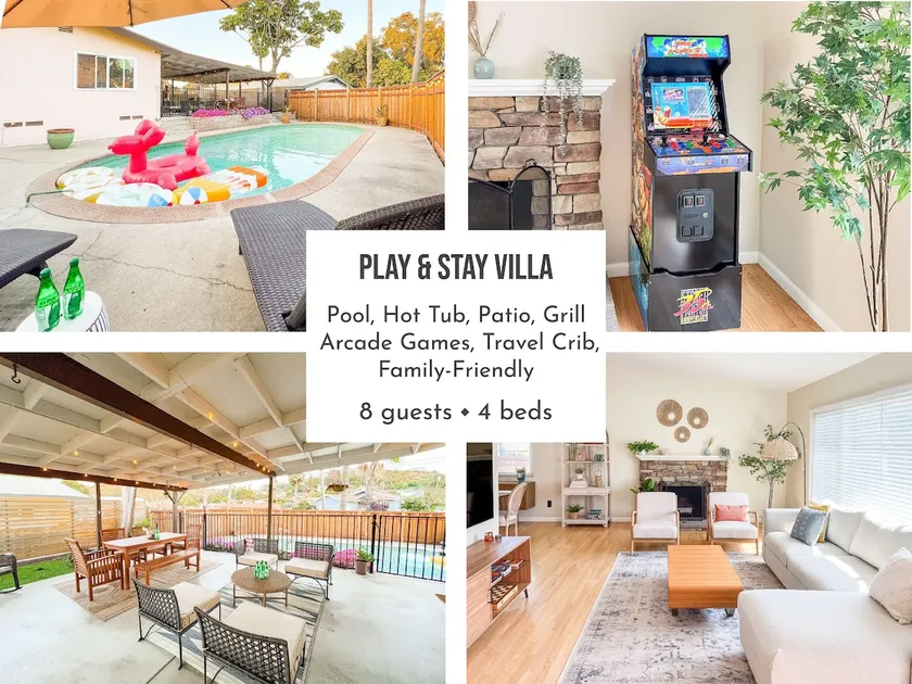 Hot Tub, Pool, Arcade Game, Patio, Family Friendly - Image 1
