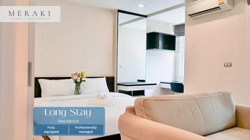 5 mins to BTS Ekkamai, One Bed Fully-Furnished - Image 1