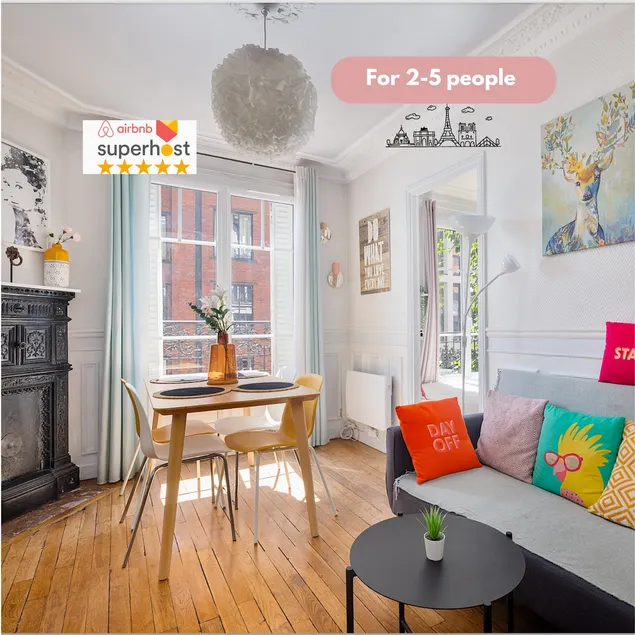 Stylish Paris Stay • Metro 7 min • Near Montmartre - Image 1