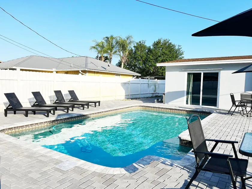 Stylish 3 Bed/3 Bath Retreat Near Beach w/ Pool - Image 1