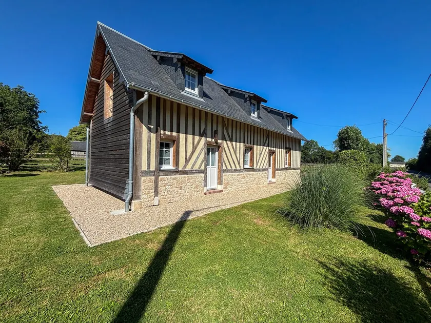 Normandy house near horses - Image 1
