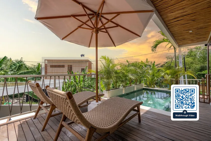 1BR Sunset Poolside Deck Canggu Luxury Suites - Image 1