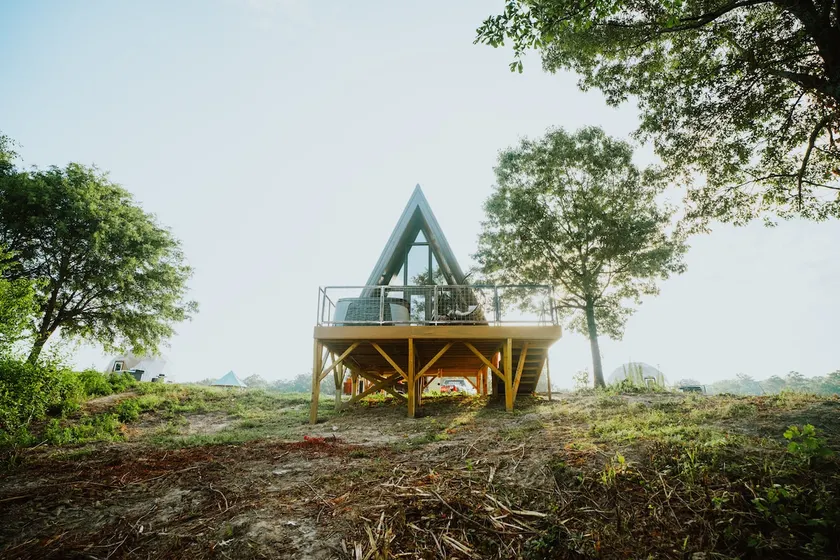Modern A-Frame Cabin l Starlight Haven - Image 1