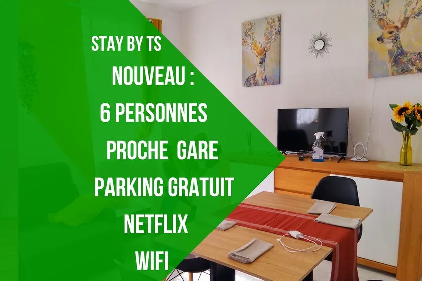 StaybyTS-Le Nid Perché-3-NearTrainStation-Wifi-Netflix - Image 1