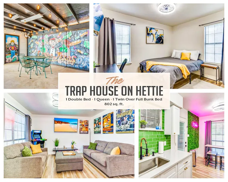 The Trap House on Hettie Downtown Denton w/ Fiber - Image 1