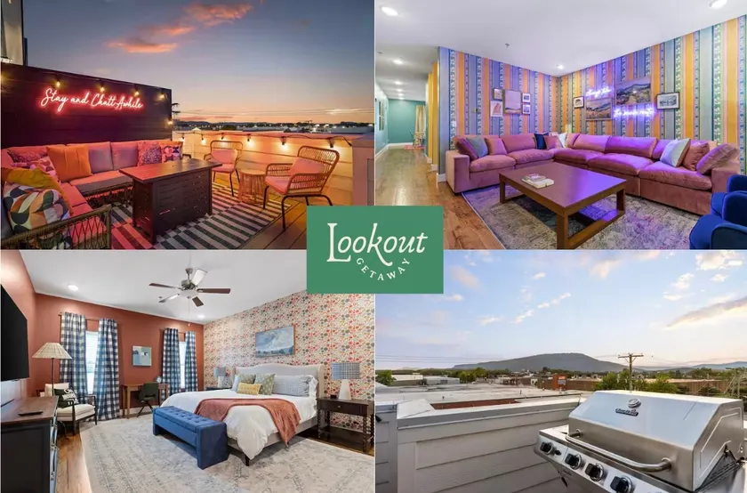 Lookout Getaway: Rooftop, Arcade, Fire pit, 4 Bed - Image 1