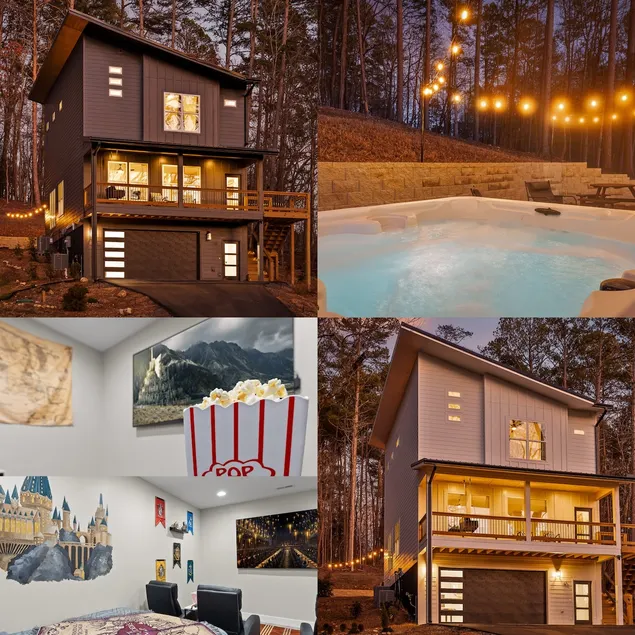 3Stry·TWO ModernCabins·8bdrms·Slps22+·Chatt Vistas - Image 1