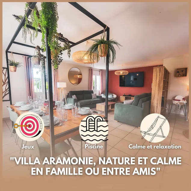 Au cœur des vignes, Villa Aramonie, Piscine privée - Image 1