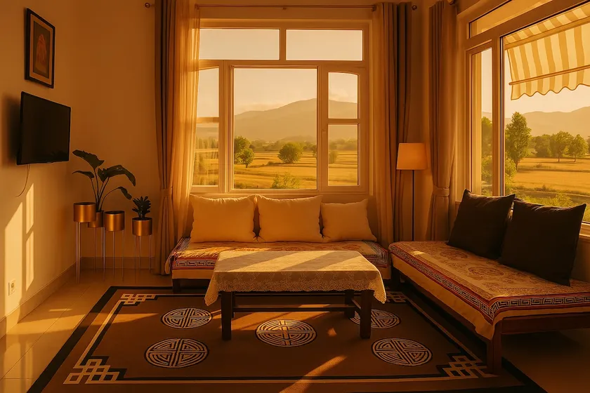 2nd Floor-2BHK- Sunrise and Sunset View - Image 1