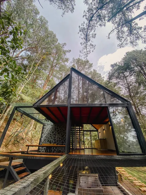 Onix Cabin | Jacuzzi and Private Fireplace near Arví - Image 1