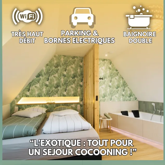 L'Exotique - Double bathtub - Cozy - Duplex - Image 1
