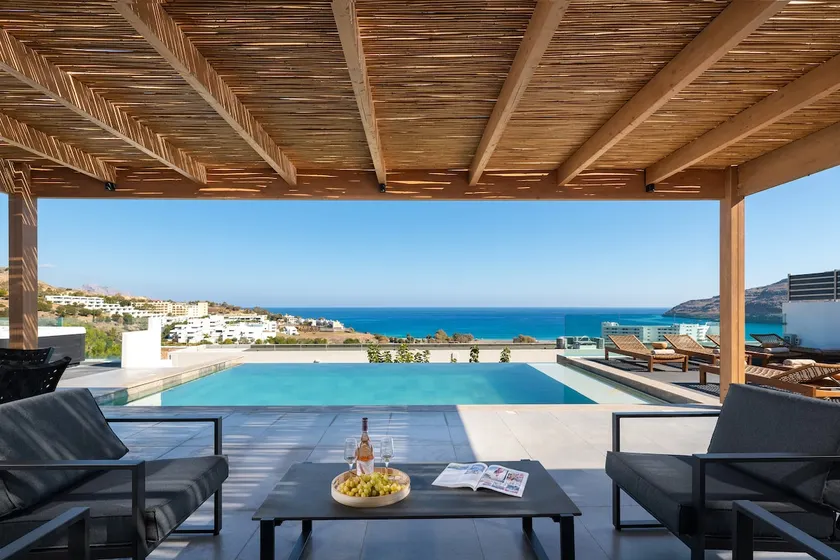 Villa Rocabella with heated pool & jacuzzi in Lindos - Image 1