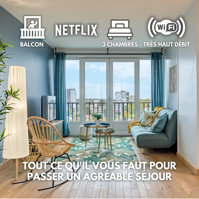 Cocon Lumineux - Parking gratuit - Image 1