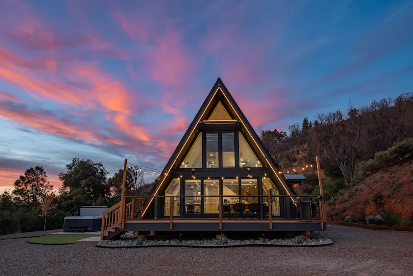 Luxe New A-Frame Cabin • Hot Tub + Views - Image 1