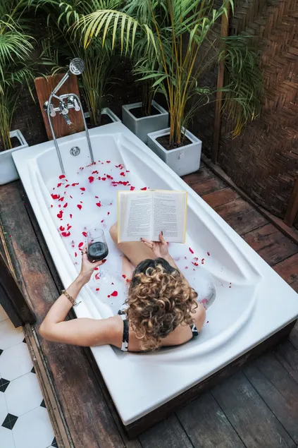 Romantic A-Frame Villa :Aabha|Lux Open-Air Bathtub - Image 1