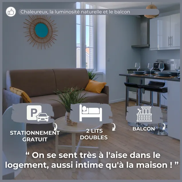 La Girelle -4 pers- Balcon- parking gratuit - Image 1